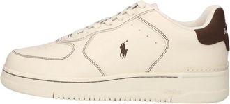 Polo Ralph Lauren Mastercourt Sneakers - Heren - Schoenen - Beige - Maat: 42 EU
