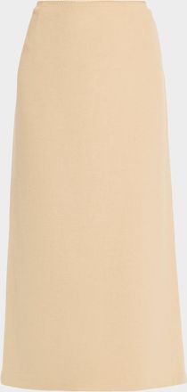 Lafayette 148 New York Cashmere-Blend Midi Pencil Skirt
