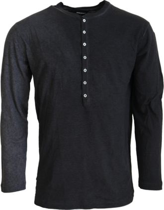 Dsquared2 Dsquared&sup2; Cotton Linen Long Sleeves Pullover Mens Sweater