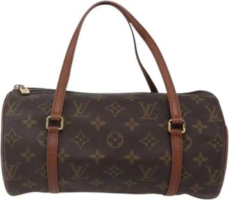 Louis Vuitton Pre-owned Handbags, female, Brown, Size: ONE SIZE Pre-owned Canvas Handbag