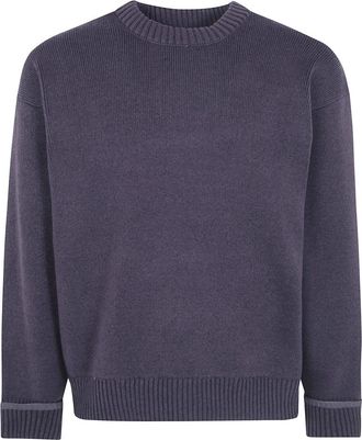 Rains Round-neck Truien - Heren - Ronde hals truien - Zwart - L - Truien & Vesten