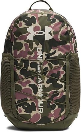 Under Armour Hustle Sport 6.0 Backpack Backpack Bags Marine OD Green/Marine OD Green/Summit White, Polyester