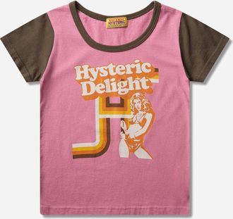 Hysteric Glamour Women s Hysteric Delight Baby T-Shirt Pink