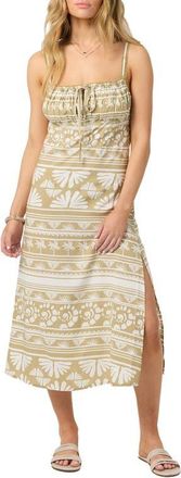 O'Neill Wiley Printed Midi Sundress in Twill at Nordstrom, Size Xx-Large