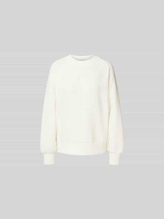 Varley Sweatshirt mit gerippten Abschl&uuml;ssen in Ecru, Gr&ouml;&szlig;e S