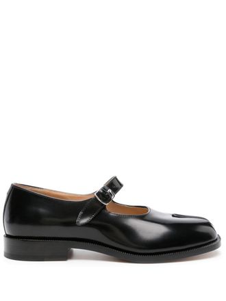 Maison Margiela Tabi leather Mary-Janes - Black