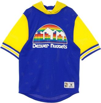 Mitchell & Ness NBA Buzzer Beater Mesh Hoody - Heren - Fitness - Blauw - XL - Polyester - Fitness
