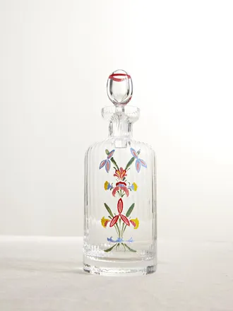 Cabana Bottiglia In Vetro Dipinto - Neutri