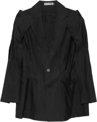 Issey Miyake Blazer Crimped and Pressed - Nero