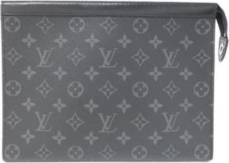Louis Vuitton Pre-owned Clutches, female, Black, Size: ONE SIZE Pre-owned Canvas clutches
