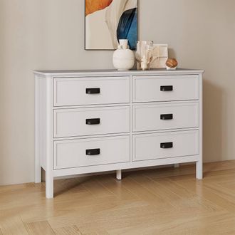 Melody Maison Large 6 Drawer Chest Of Drawers - Lawrence Ivory Range