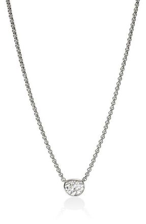 John Hardy JH Lovestruck Necklace, Sterling Silver, Lab-Grown Diamond,.75TCW at Nordstrom, Size 16