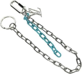 Louis Vuitton Pre-owned Accessories, female, Gray, Size: ONE SIZE Pre-owned Metal Key Ring