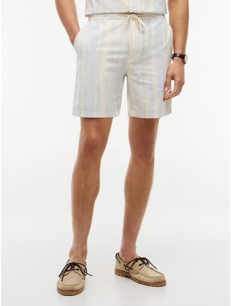 Tommy Hilfiger Mens Regular Fit 7 Striped Dobby Short - Blue - 29