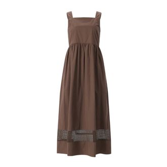 Max Mara Midi Dresses, female, Brown, Size: XS Maxi Dresses