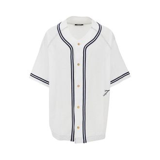 Jacquemus Baseball cotton and hemp shirt Man XXXL