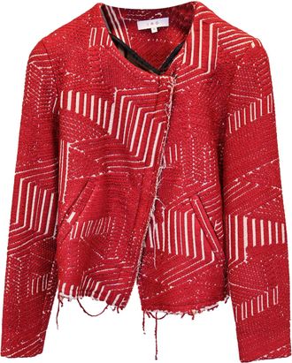 Iro Iro Mepsie Jacket in Red Acrylic
