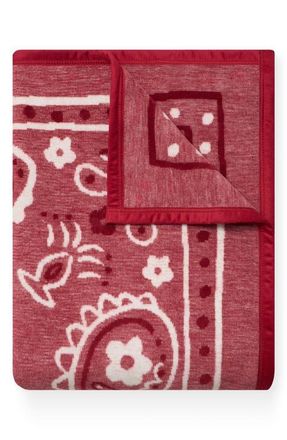 ChappyWrap Red Bandana Throw Blanket at Nordstrom