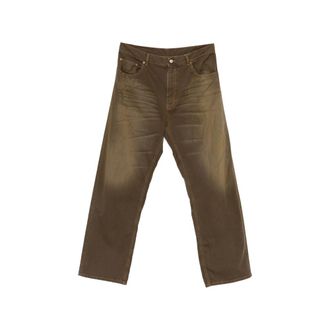 Maison Margiela Belt-loop Logo-patch Trousers