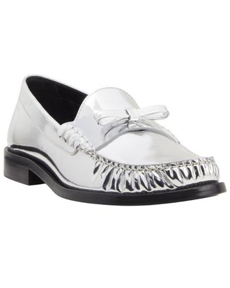 Stuart Weitzman Lottie Bow Leather Loafer