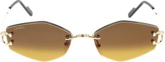 Cartier Zonnebril - unisex - Zonnebrillen - Geel - ONE Size - Accessoires