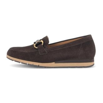 Gabor Schoenen, Dames, Bruin, 40 EU, Leer, Slipper