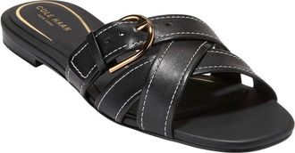 Cole Haan Velma Buckle Leather Sandal