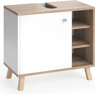 Vicco Mueble Bajo Lavabo Senyo, Blanco, 60 X 54 Cm