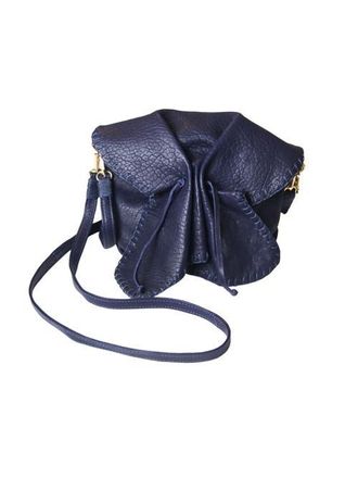 Carlos Falchi Medium Butterfly Lambskin Bag in Navy at Nordstrom