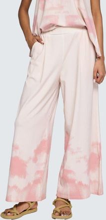 Luukaa D'Celli Daris Garment-Dyed A-Line Pants in Rose Quartz at Nordstrom, Size 18