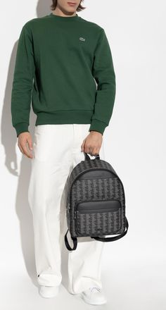 Lacoste Sweatshirt With Logo, Mens, Green