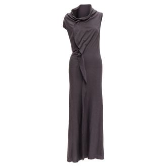 Comme Des Gar&ccedil;ons Comme Des Garcons cowl neck flutter seam midi dress