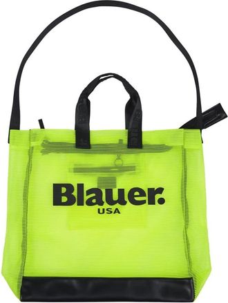 Blauer Net Winkelmandje Geel Vrouw - Dames - Shoppers - Geel - ONE Size - Tassen