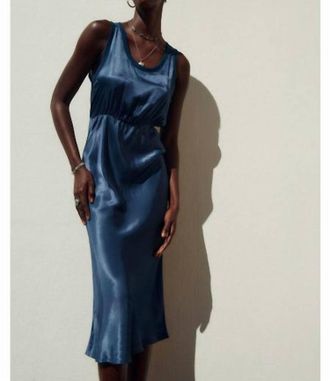 Nation Ltd Pauline Luxe Tank Dress In Deep Space