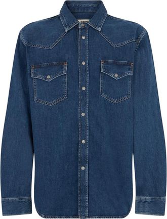 Diesel Denim overhemd - Heren - Overhemden - Blauw - Maat: 2XL Denim