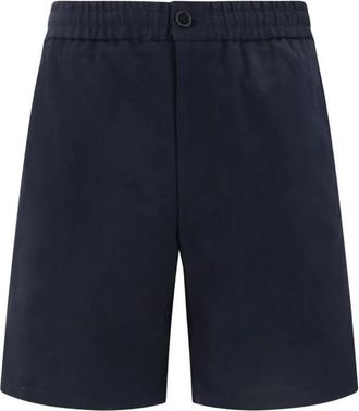 Ami Casual Shorts, male, Blue, S, Navy Blue Casual Shorts