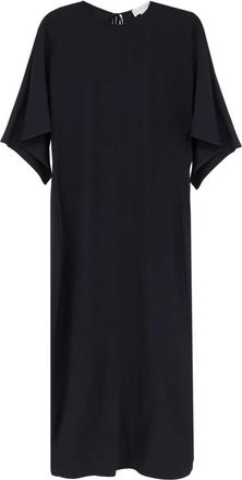 Stella McCartney Midi Jurk - Dames - Casual kleedjes - Zwart - M - Kleedjes
