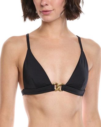 Vitamin A Luxe Link Bralette Bikini Top