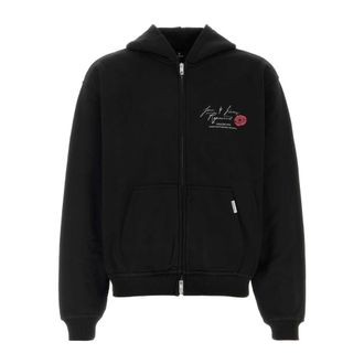 Represent Zip-throughs, male, Black, Size: XL Cotton Sweatshirt