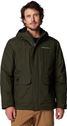 Columbia Mens Landroamer Sherpa Lined Jacket, Greenscape, Large