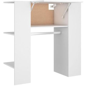 vidaXL Vidaxl - Mueble De Recibidor Madera De Ingenier&iacute;a Blanco 97,5x37x99 Cm
