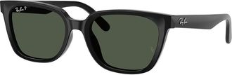 Ray-Ban RB2243D Asian Fit Polarized 901/9A Mens Sunglasses Black Size 55