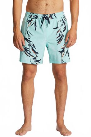 Billabong Sundays Layback Boardies In Mint