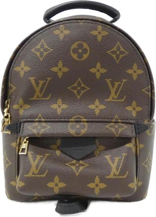 Louis Vuitton Marron Coated Canvas Backpack (Pre-Owned)