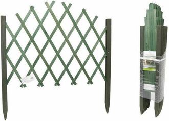 Trade Shop Trade Shop - Traliccio In Legno Rete Estensibile Verde Rampicanti Staccionata 117x65cm 219840