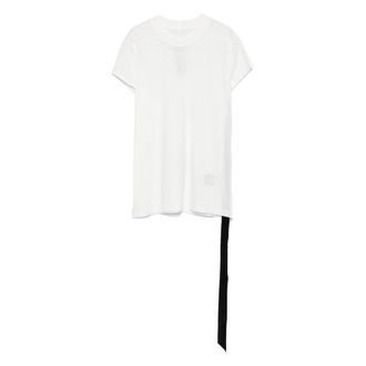 Rick Owens Short-sleeve Draped-hem Top
