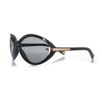 Louis Vuitton Pre-owned Accessories, female, Black, Size: ONE SIZE Pre-owned Black Oval Sunglasses