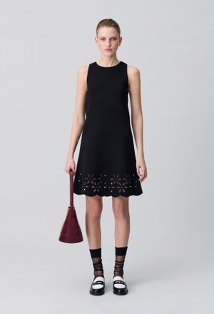 Claudie Pierlot Robe courte maille fine
