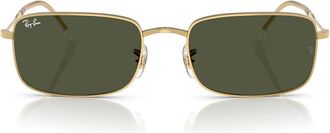 Ray-Ban Sunglasses Rb3746 001/31 Gold/Green G 15 Unisex