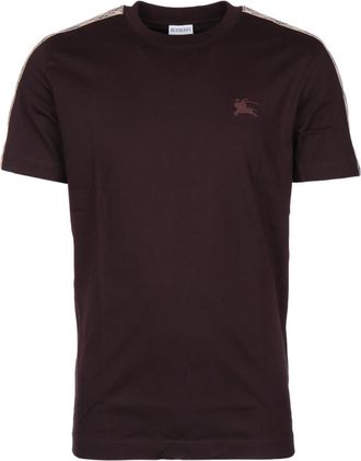 Burberry Brown Crew Neck T-Shirt